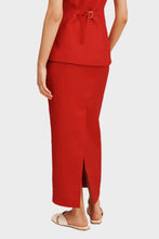 Load image into Gallery viewer, Bonnie Pencil Skirt - Red