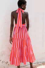 Load image into Gallery viewer, Julia Dress - Bubblegum Stripe