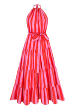 Load image into Gallery viewer, Julia Dress - Bubblegum Stripe