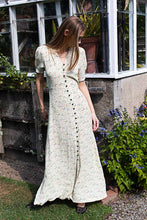 Load image into Gallery viewer, Lucyia Antique Dress - Butter Yellow Flowers