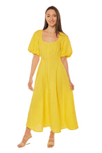 Load image into Gallery viewer, Nell Dress - Sunny Yellow Linen
