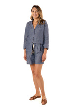 Load image into Gallery viewer, Linen Leisure Short Suit - Chambray