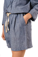 Load image into Gallery viewer, Linen Leisure Short Suit - Chambray