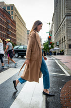 Load image into Gallery viewer, Drop Shoulder Long Coat - Camel
