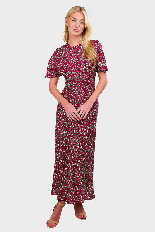 Marta Dress - Busy Lizzie Wineberry