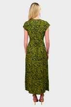 Load image into Gallery viewer, Rochella Midi Dress - Selcetta Paisley Green
