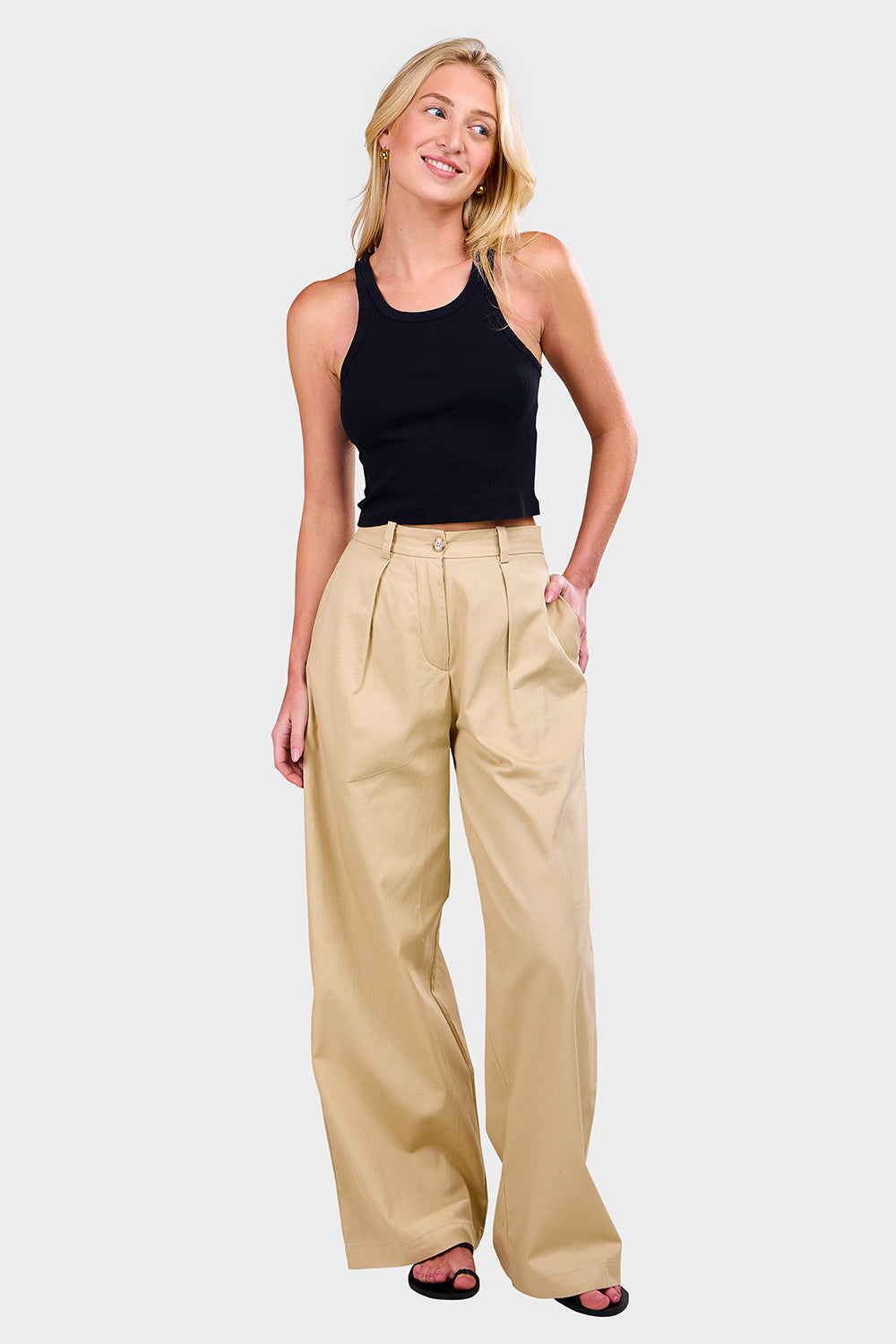Udine Pant - Bleached Sand – Apothea