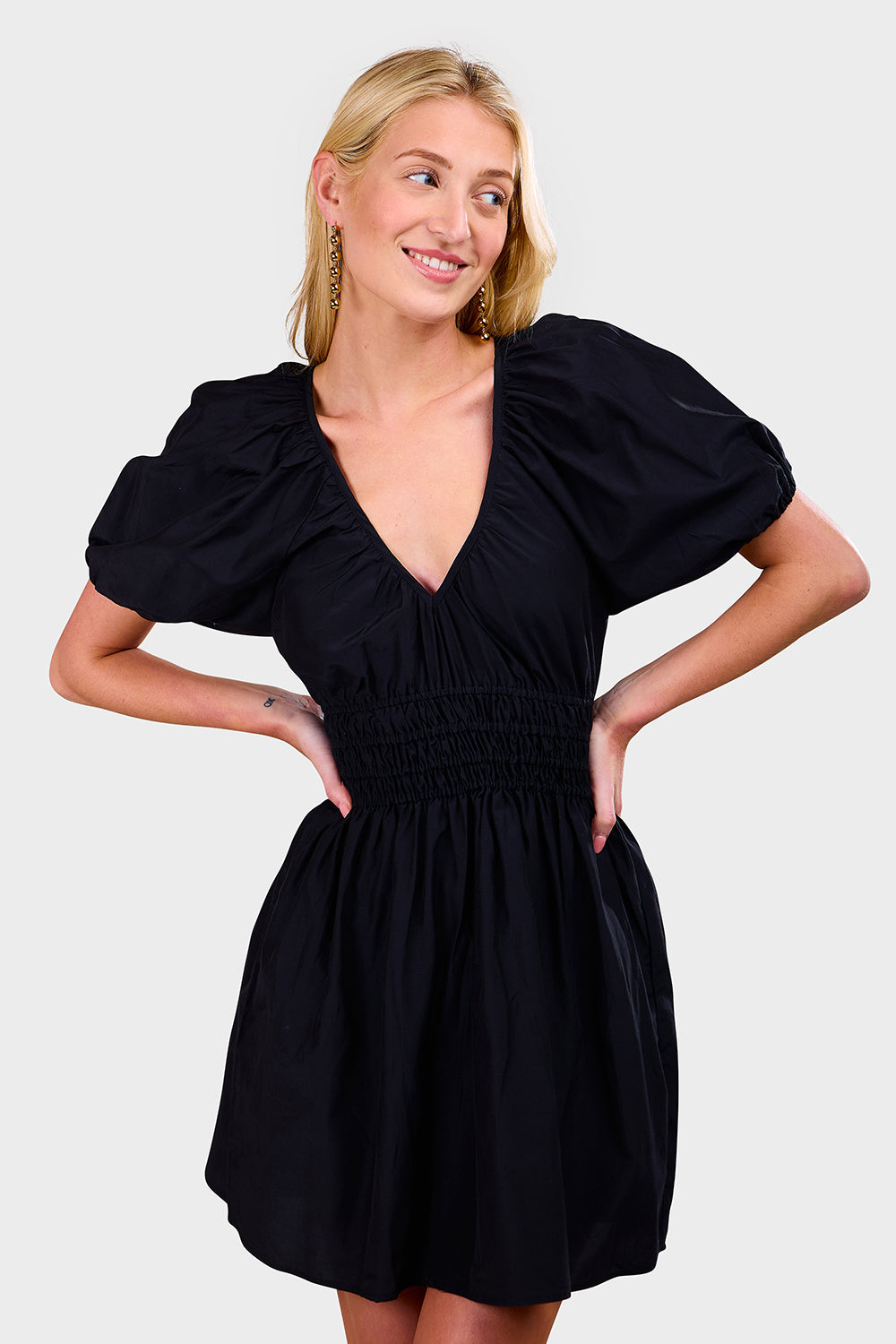 Salone Mini Dress - Black
