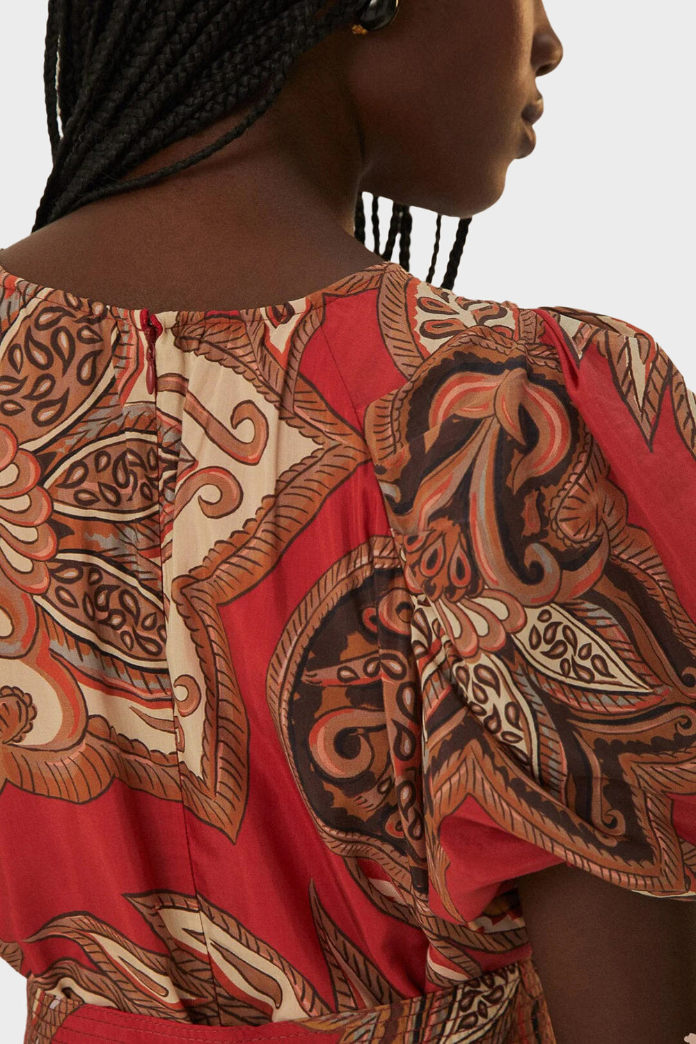 Farm Rio Leopard Paisley Mini Dress