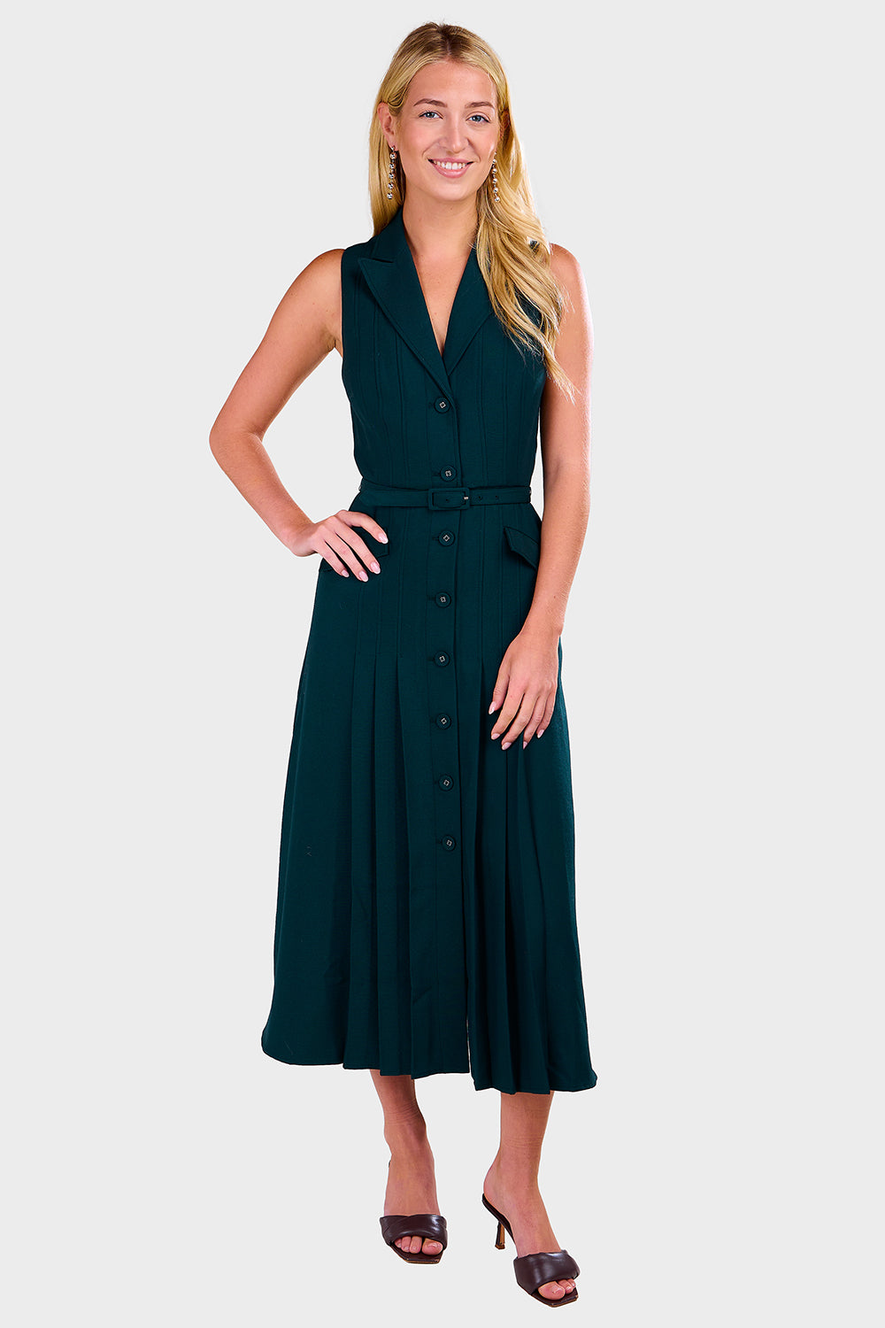 Livi Dress - Dark Forest Green Apothea Livi Dress - Dark Forest Green Apothea