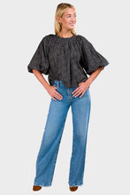 Load image into Gallery viewer, Carla Blouse - Eline Print Black/Beige
