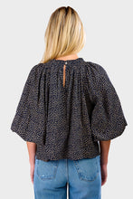 Load image into Gallery viewer, Carla Blouse - Eline Print Black/Beige
