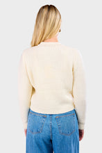 Load image into Gallery viewer, Double Pocket Cropped Cardi - Cream

