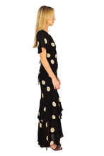 Load image into Gallery viewer, Esperanza Midi Dress - Veia Polka Dot Chocolate
