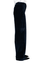 Load image into Gallery viewer, High Rise Relaxed Cord Trouser - Navy
