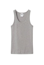 Load image into Gallery viewer, Camilo Classic Rib Top - Medium Grey Melange
