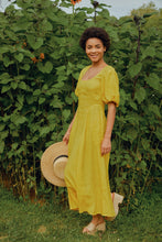Load image into Gallery viewer, Nell Dress - Sunny Yellow Linen
