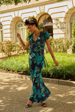 Load image into Gallery viewer, Reis Maxi Dress - Escala Floral Navy
