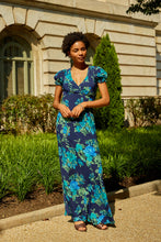 Load image into Gallery viewer, Reis Maxi Dress - Escala Floral Navy
