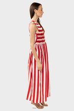 Load image into Gallery viewer, Gioia Dress - Strawberry Stripes
