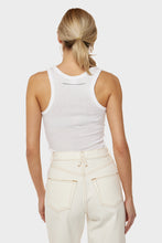 Load image into Gallery viewer, Slim Superfine Rib Tank - White
