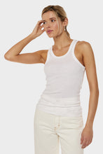 Load image into Gallery viewer, Slim Superfine Rib Tank - White
