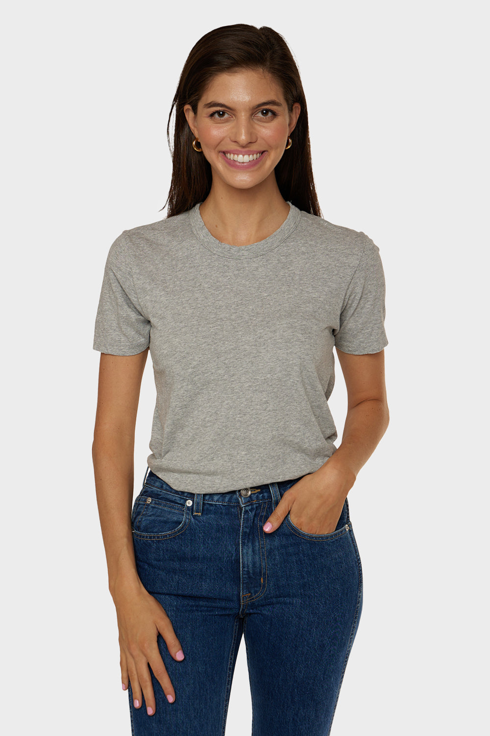 Slim Heritage Short Sleeve T-Shirt - Grey