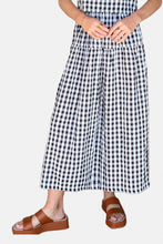 Load image into Gallery viewer, Single Tier Maxi Skirt - Black + White Check
