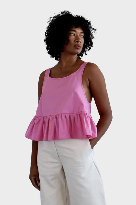 Suncat Top - Bright Pink