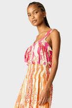 Load image into Gallery viewer, Jasmine Top - Coral Wave Fuchsia
