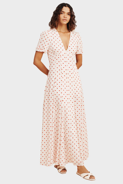 ワンピース Misha and Puff Polka Dot Paloma Dress PALOMA DRESS - PETITE POLKA DOT – POSSE
