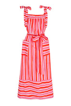 Load image into Gallery viewer, Palma Dress - Raspberry Stripe
