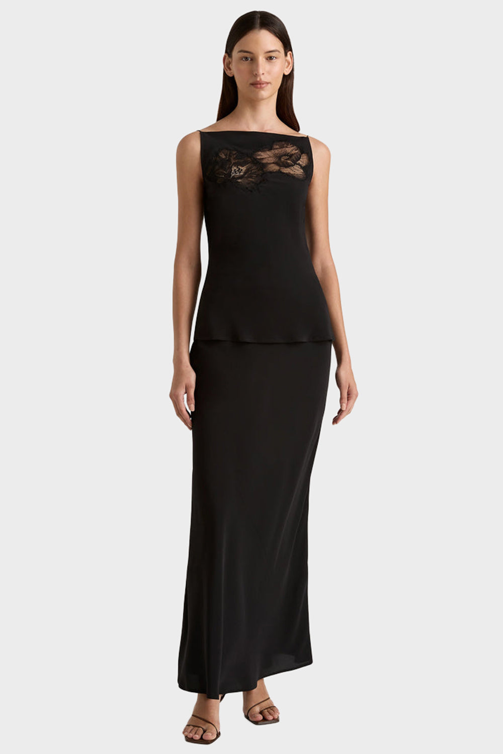 fleur suiting open back top - Black | Weekday EU