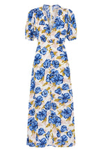 Load image into Gallery viewer, Bellavista Midi Dress - Isadora Floral Navy
