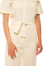 Load image into Gallery viewer, Oriana Jumpsuit - Cream Linen
