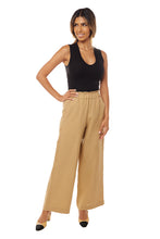 Load image into Gallery viewer, Natalia Trousers - Tan Linen
