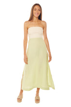 Load image into Gallery viewer, Penelope Dress - Neon Lime Linen
