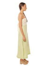 Load image into Gallery viewer, Penelope Dress - Neon Lime Linen
