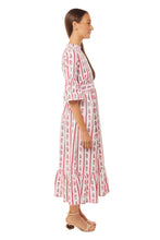 Load image into Gallery viewer, Savannah Dress - Scarlet Stripe
