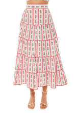 Load image into Gallery viewer, Kimmy Skirt - Pink City Stripe
