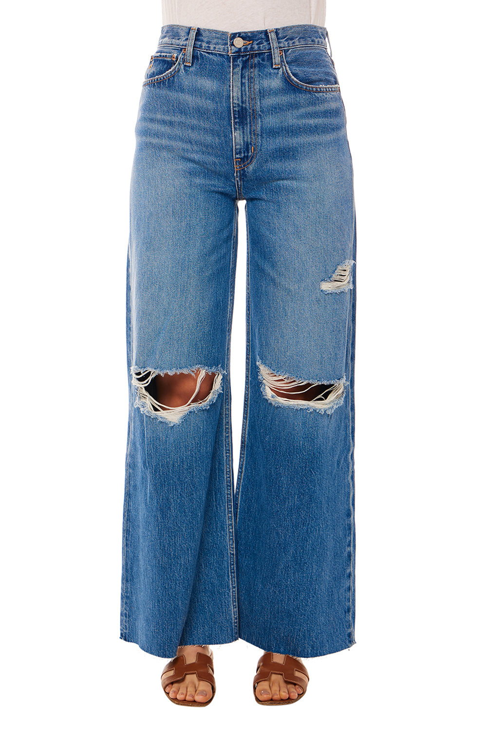 Devon Wide Leg Jean - Everglades