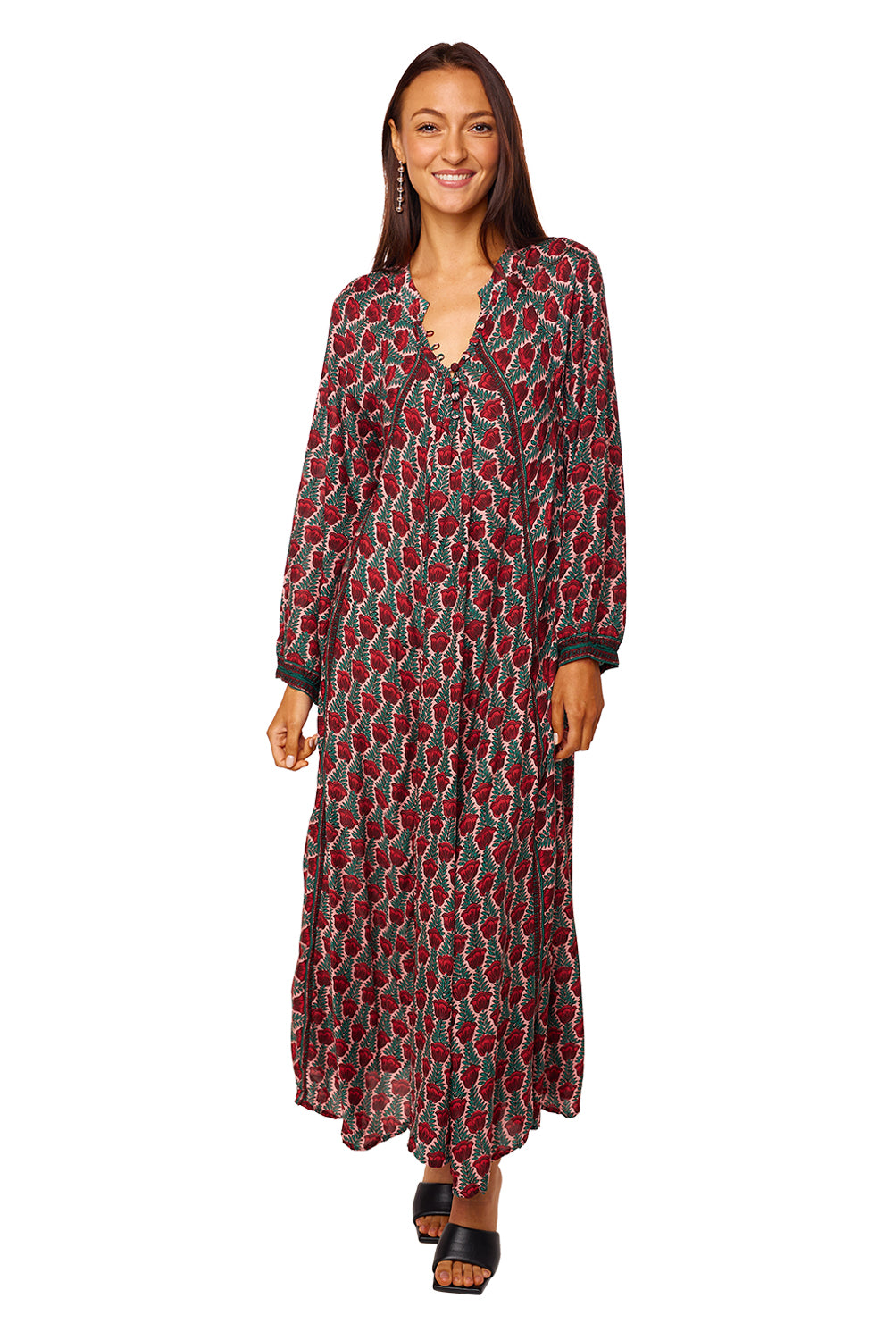 Fiore Maxi - Tulip Print Venetian Red