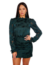 Load image into Gallery viewer, Rina-B Dress - Dark Forest Green
