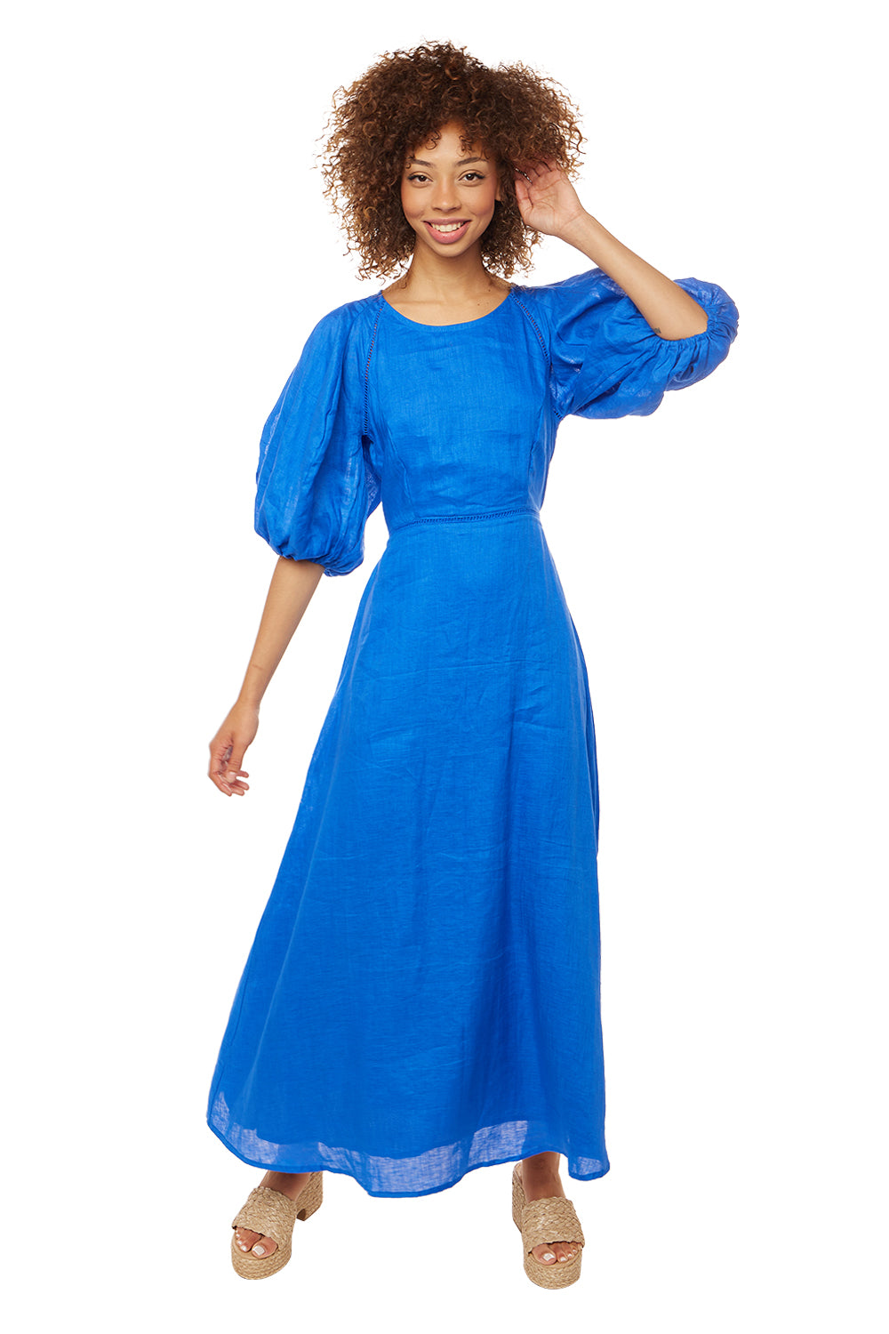 Valerina Maxi Dress - Sicilian Blue