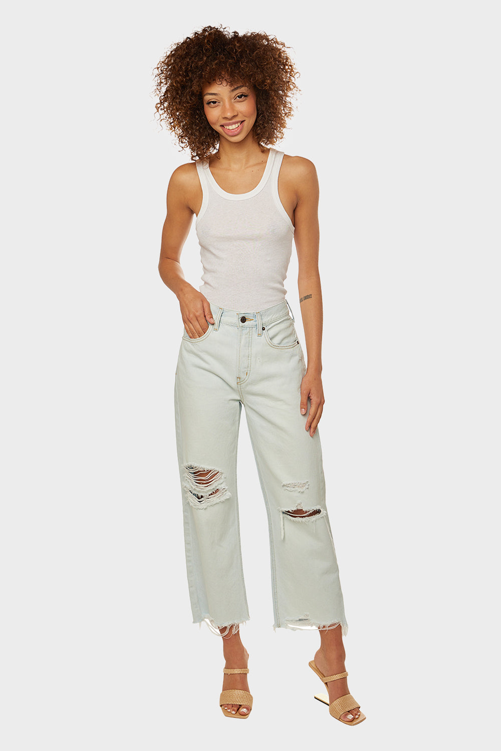 Altin Loose Fit Crop Jean - Desert Island – Apothea