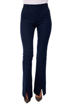 Load image into Gallery viewer, Le High Flare Split Front Trouser - Navy
