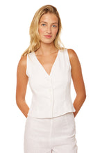 Load image into Gallery viewer, Salome Top - White Linen
