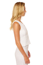 Load image into Gallery viewer, Salome Top - White Linen
