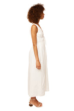 Load image into Gallery viewer, Les Lalanne Midi Dress - White Cotton Poplin
