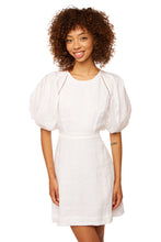 Load image into Gallery viewer, Mai Mini Dress - White Linen
